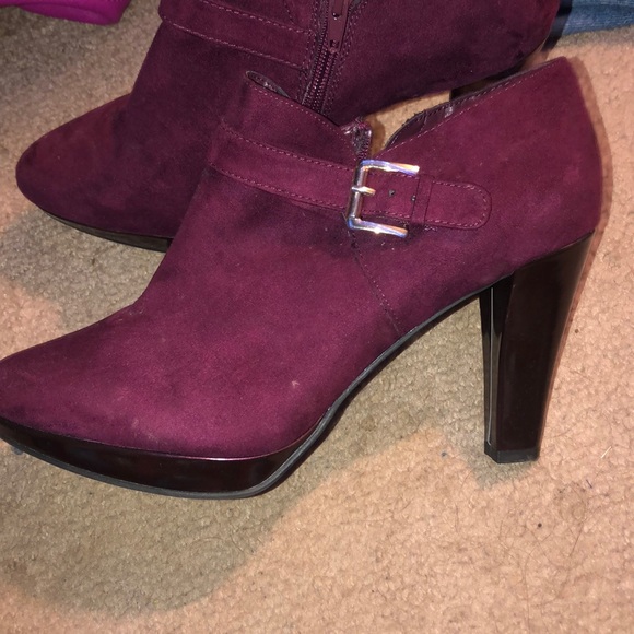 Maroon Booties - Picture 2 of 4